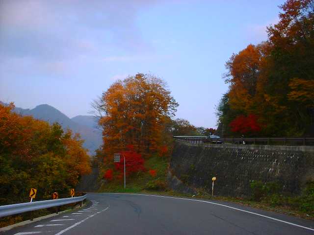 日塩もみじラインの紅葉
