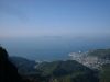 鋸山山頂から東京湾を眺める