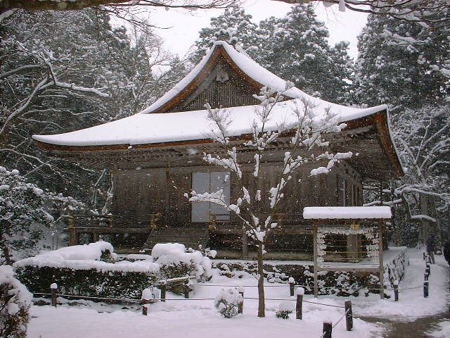 雪の大原・三千院