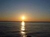 沈みゆく夕日