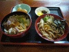 手打ちそばと芋煮