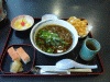 富山空港での昼食