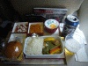 ＯＺ１０４便の機内食