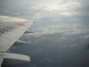 ＪＴＡ１１便の機内の様子