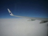 ＳＫＹ１８４便の機内の様子