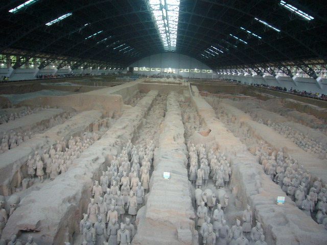 中国・西安の兵馬俑