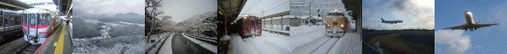 吹雪舞う城崎にて